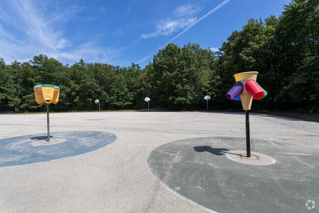 Highland-Goffes Falls School in Bedford has a paved play area.