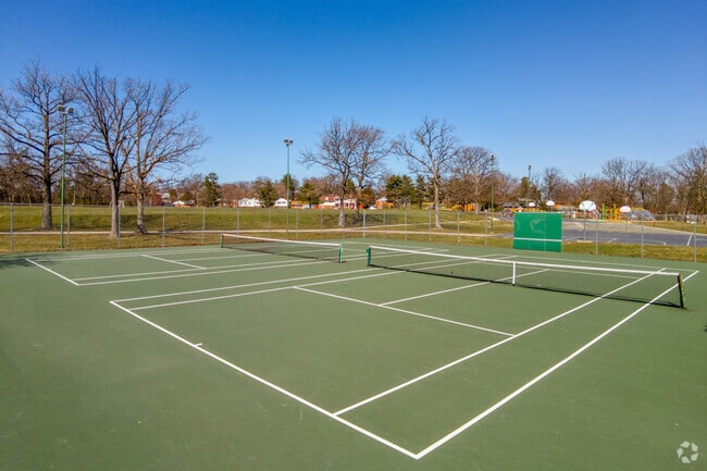 Grab a friend and play a match of tennis at Calverton Park in Calverton, MD.