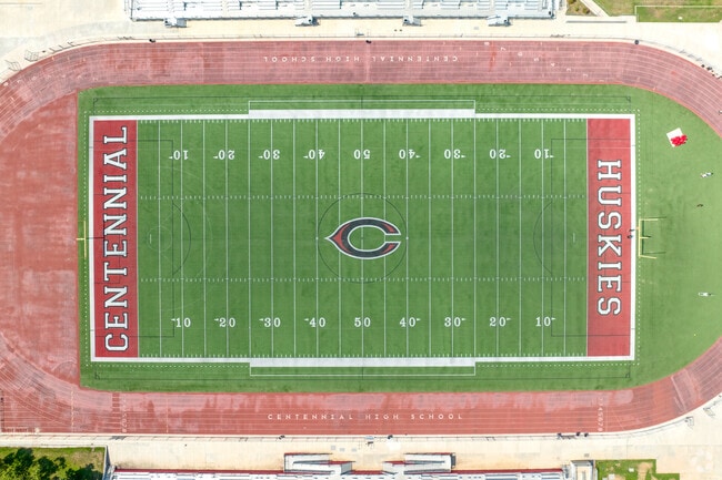 Huskies football at Centennial High in the city of Corona.