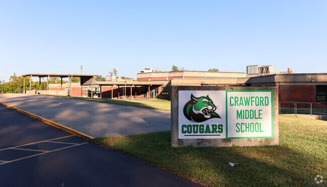 Crawford Middle School is home to the Cougars