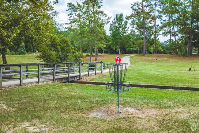 Municipal Park has a disc golf course for those Westlake residents who enjoy the outdoors.
