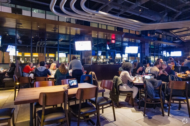 Yard House is a beloved destination for American fare and an extensive selection of beverages.