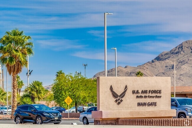 Sunrise Manor locals can hear the aerial activities in the nearby Nellis Airforce Base.
