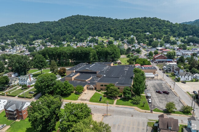 Magnolia High School is situated near downtown New Martinsville.