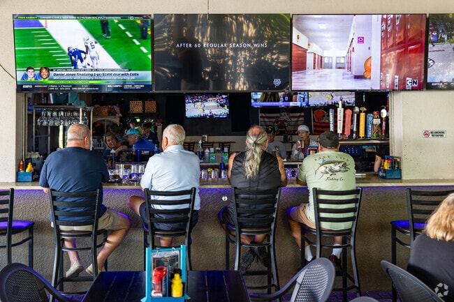 Verona Walk residents love to get together to watch a game at nearby Off the Rock Tavern.