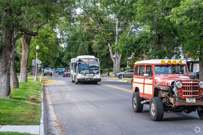 Northeast neighborhood residents can ride the public bus to a number of neighboring areas.