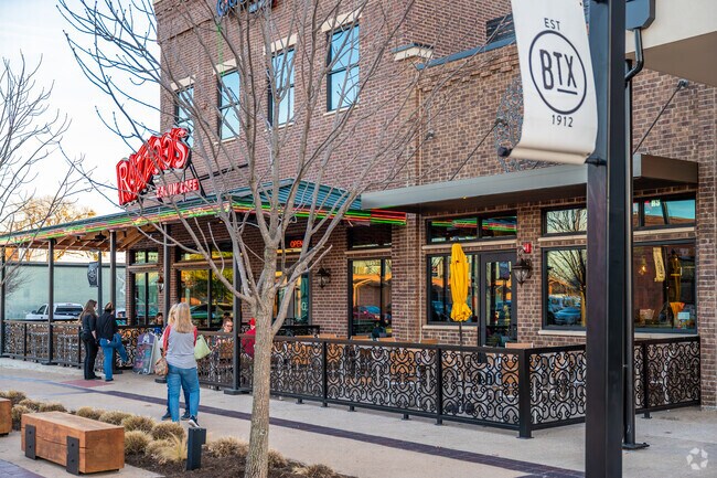 One of many choices of great dining in downtown Burleson.