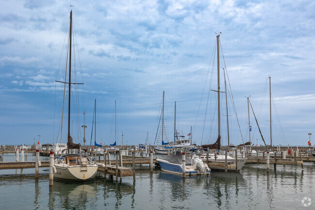 Wildmill Pointe Park is a popular jumping off point for sailing in Grosse Pointe Park.