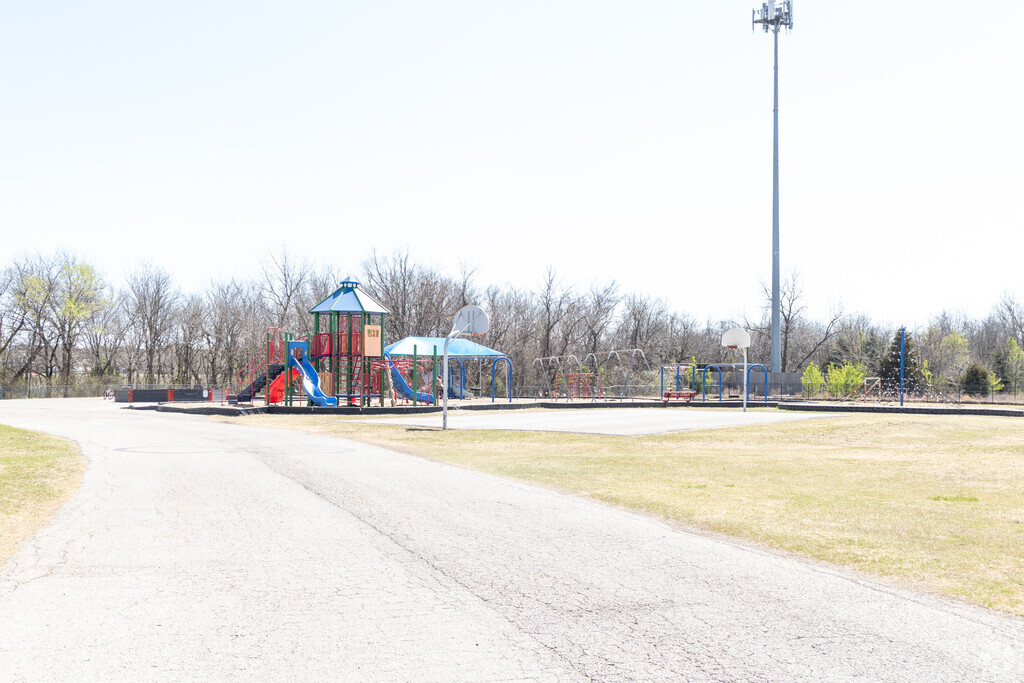 Students at Pamela Hodson Elementary School have plenty of options for play at recess.