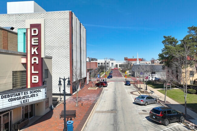 Downtown DeKalb boasts historic charm and hosts a variety of events.