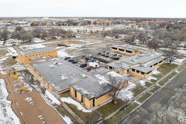 This is an aerial view of Payne Elementary School.