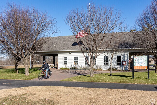 Hiking and biking trails weave through the St. Joseph colleges.