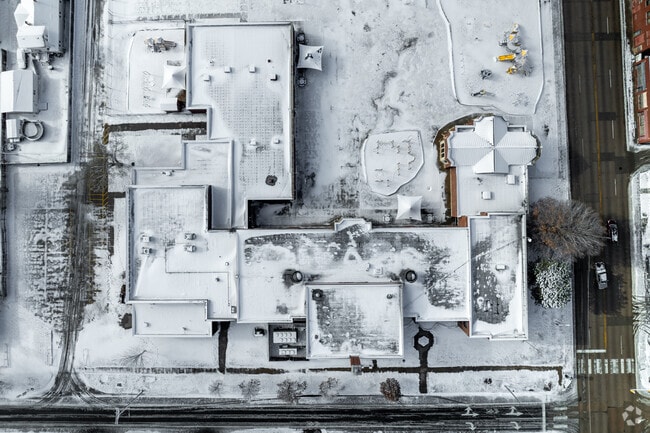 This is a top down view of Harry St Elementary.