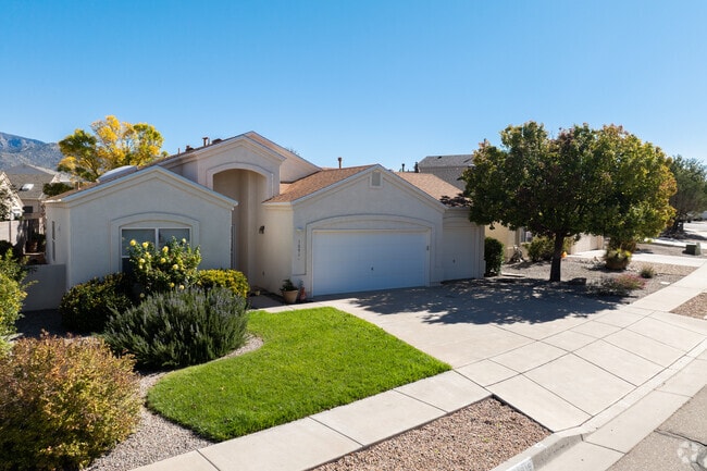 Sidewalk-lined streets are complemented by manicured lawns throughout Mirabella.