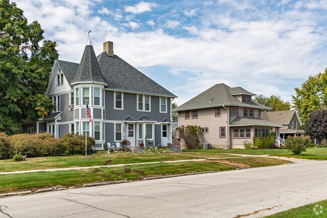 Rarely, Victorian-Style homes can be found along the streets of Eldora.