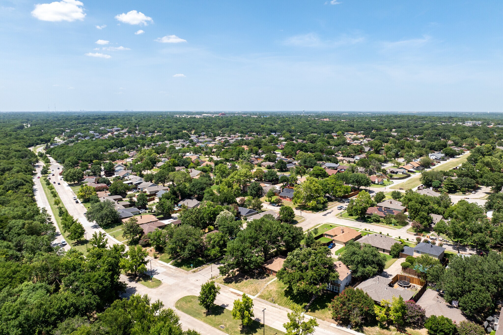 New West in Garland boasts a vibrant community with friendly neighbors and lovely homes.