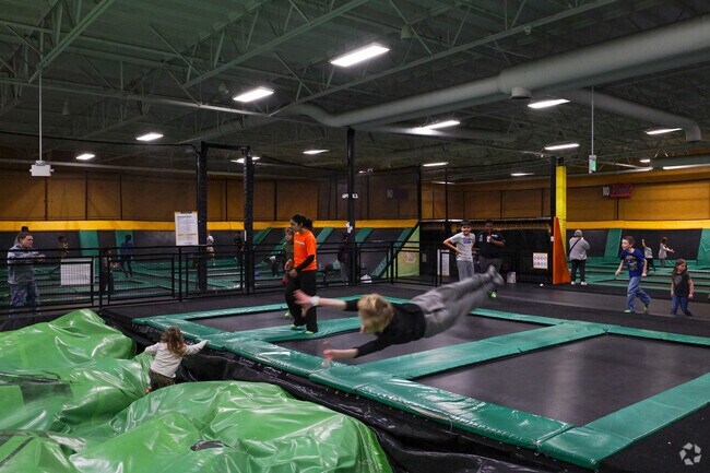 Rockin' Jump Bouncing high in Lone Tree Valley.