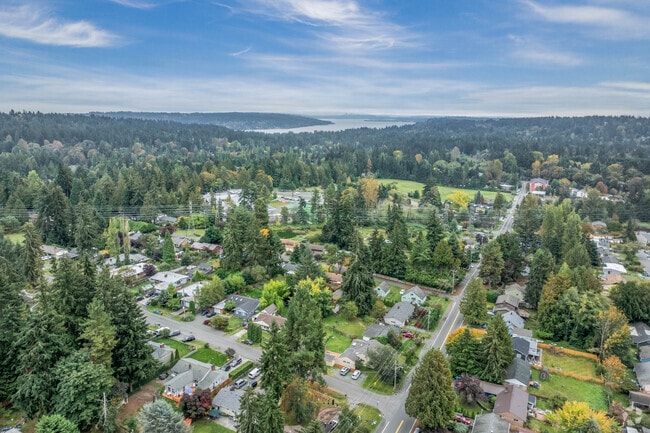 Ballinger is a neighborhood in Shoreline, about 20 minutes north of Seattle.