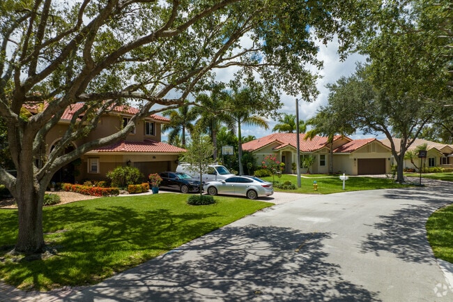 Trees line the residential streets around Winston Park.
