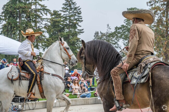 Admire traditional Charrería performance at Fiesta De La Familia in Lakewood.