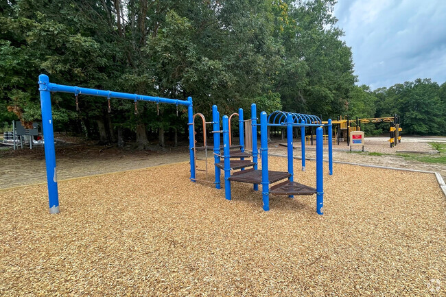 Falling Creek Elementary School has colorful playgrounds.