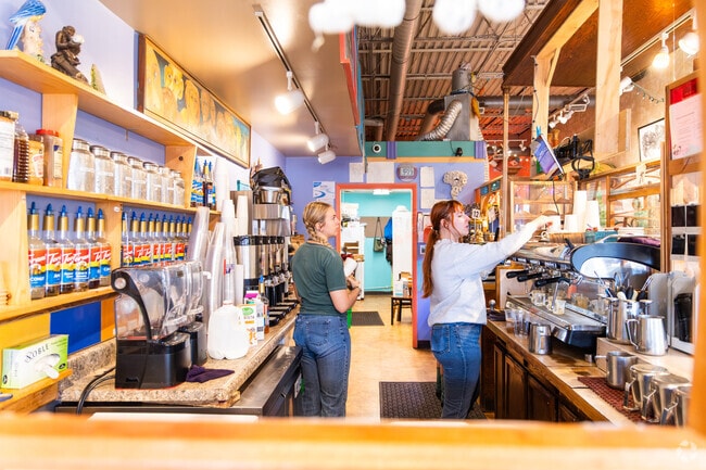 Firefly Coffee in Kirkwood is a popular spot for locals to grab coffee on their way to work.