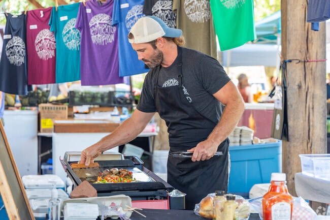 The Blacksburg Farmers Market near Mountain View is known for its high-quality, fresh products.