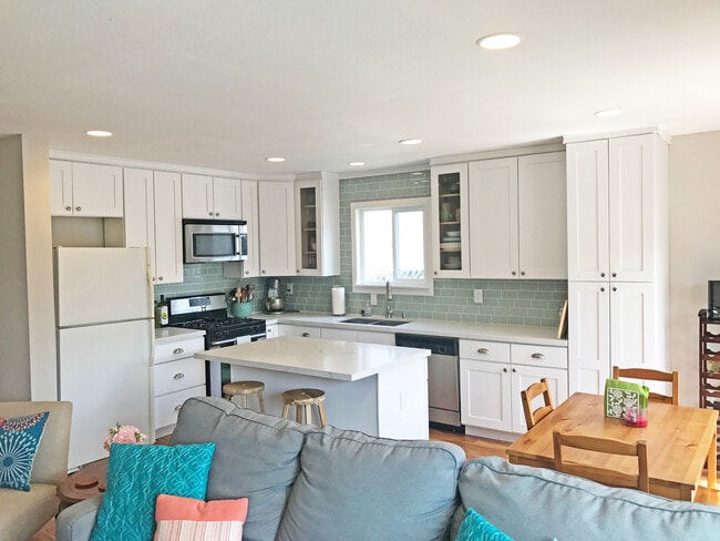 Kitchen (Stainless Steel Fridge Was Installed)