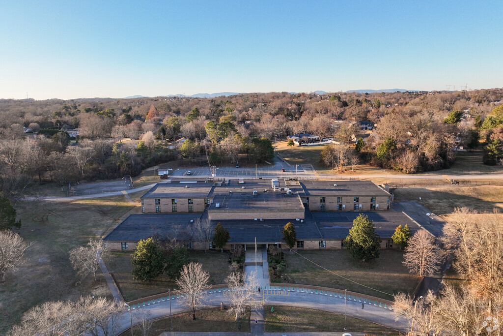 Cedar Bluff Middle serves grades 6 through 8.
