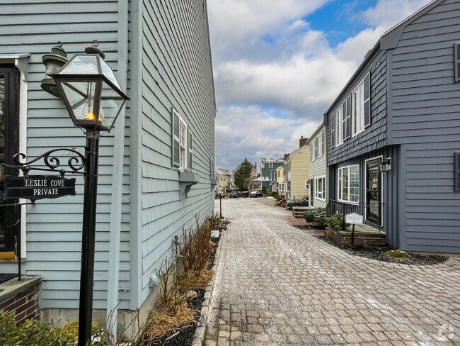 Leslie Cove Village is a private residence street offering quaint homes in Marblehead.