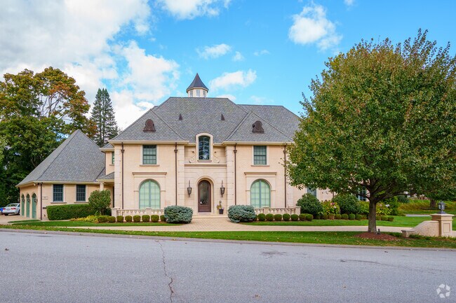 Some Lexington homes have a more royal look compared to others.