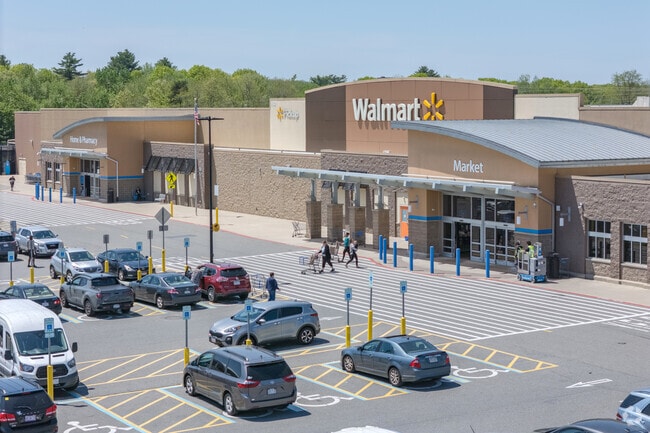 Raynham is a town with two Walmart stores within its boundaries.