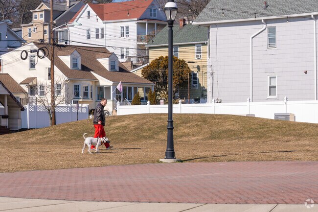 Belmont Park in Haledon is modest in size, providing some green for picnics and dogs.