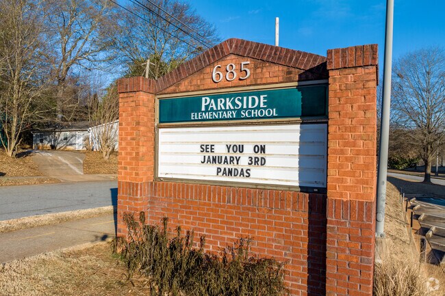 Parkside Elementary School sits in the Grant Park neighborhood of Atlanta.