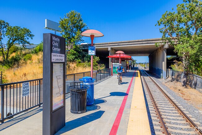 The SMART train station is just a few minutes away from Venetia Valley.