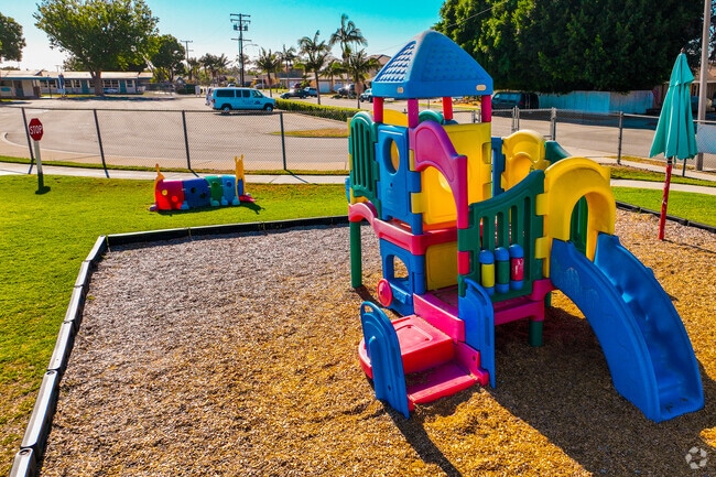 Pre-K students at Carden Conservatory Private School in Bolsa Chica love their playground.