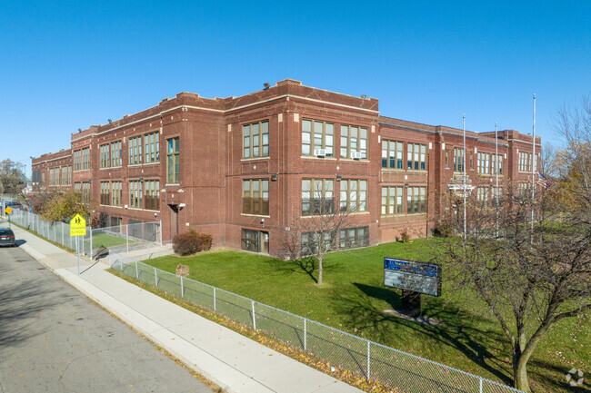 A.L. Holmes Academy of Blended Learning in Detroit on Georgia Street.