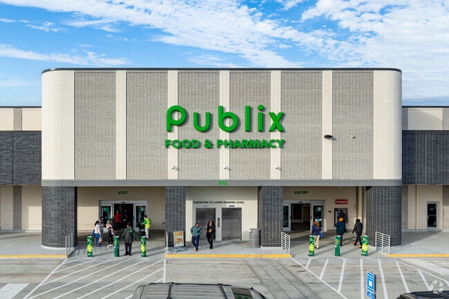 Grocery shopping in Summerhill is quick and convenient at Publix.