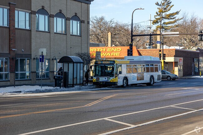 Metro Transit serves Folwell residents with bus transportation along major thoroughfares.