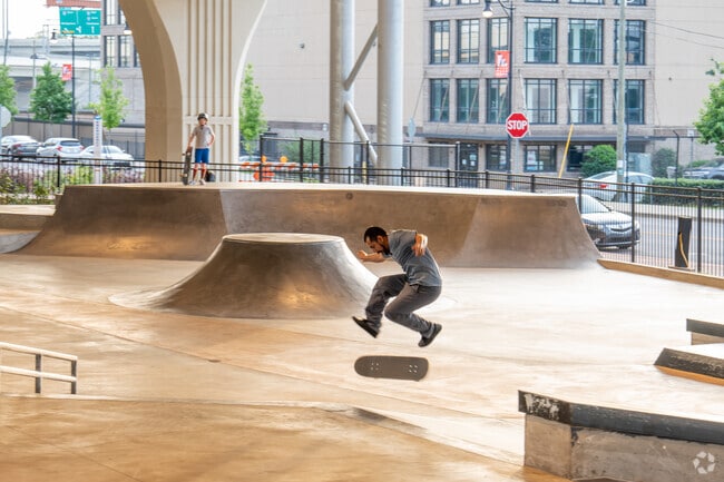 Show off your tricks at BMX Night in City Walk Park in Fountain Heights.