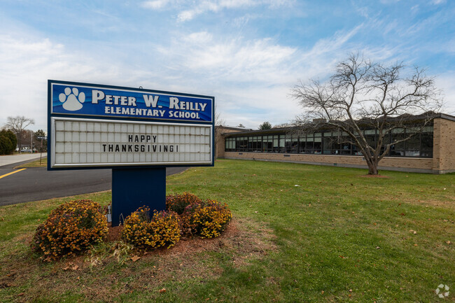 Peter Rielly Elementary School in Lowell, Massachusetts serves grades K-4.