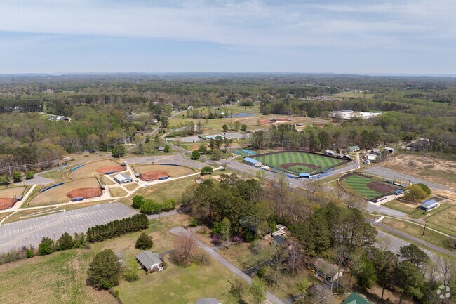 Arab City Park in Arab, Alabama, has several baseball and softball diamonds as well as other athletic fields.