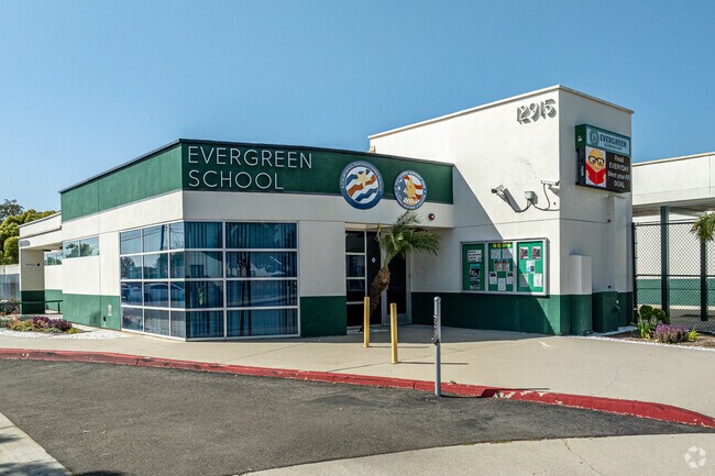 The faculty building at Evergreen Elementary School in Whittier.
