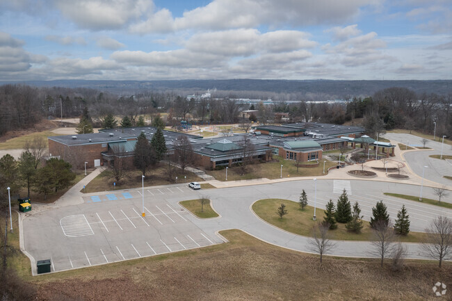 Ada Elementary School, Aerial.