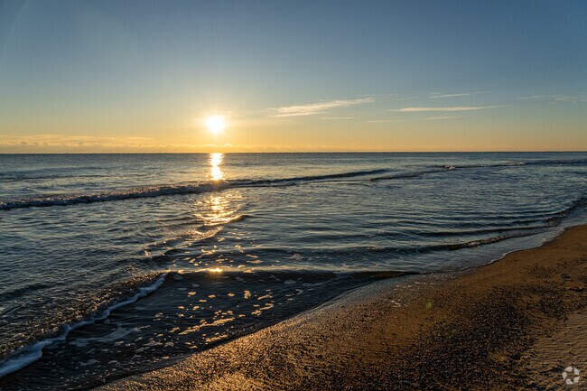 Seeing a sunrise over the water is just one of the benefits of living on The Peninsula.