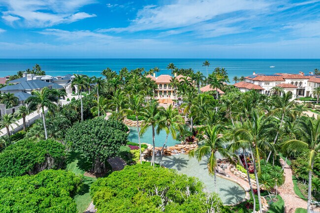 Port Royal features many large estate homes with exceptionally designed properties.