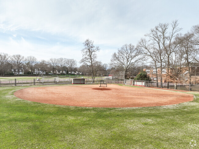 The baseball field at Alexander Graham Middle.