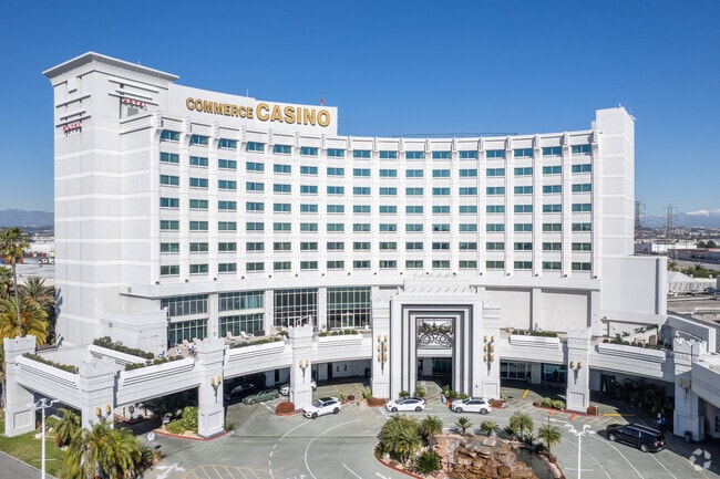 The Commerce Casino is a popular location in the neighborhood, especially among visitors.