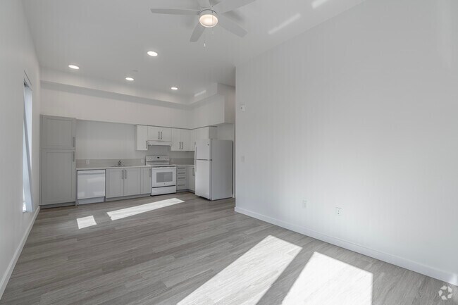 2BR, 1BA - 848SF Living Room