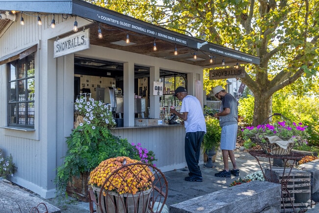 Opened in 1922 The Peggy snowball stand calls the Moravia-Walther home.